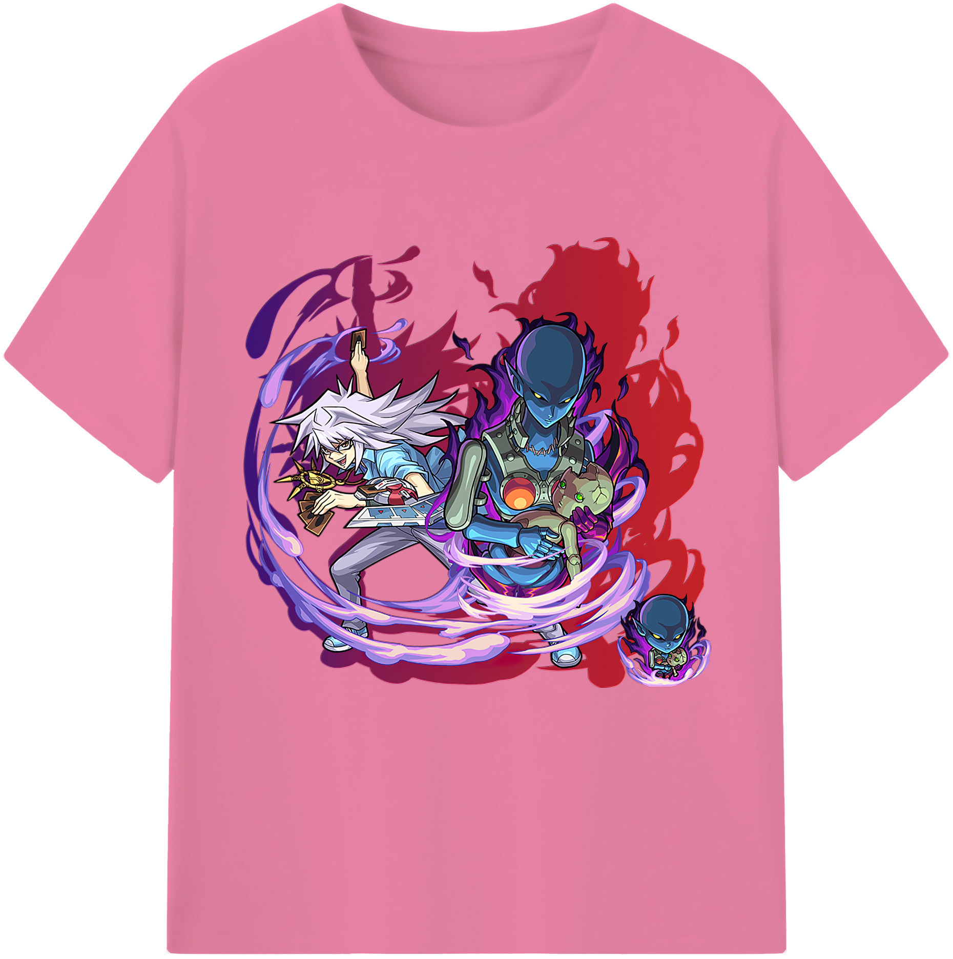 （画像用） 遊☆戯☆王 Yu-Gi-Oh! 綿100％半袖Tシャツ（フロントプリント）